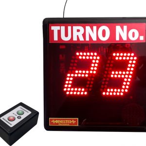 tablero digiturno inalambrico led con voz